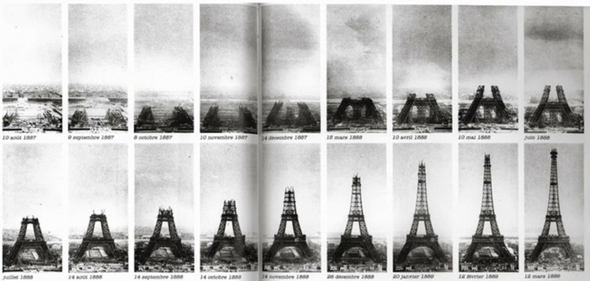Wie wurde der Eiffelturm gebaut? (Schule, Technik, Geschichte)
