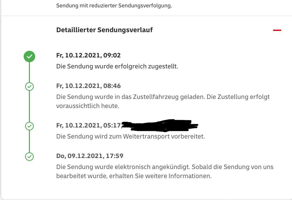 Kann das sein? (Post, DHL)