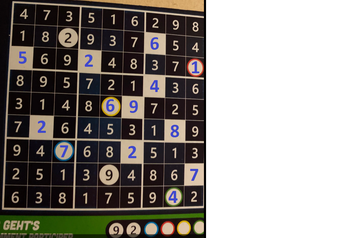 Sudoku lösen Hilfe? (Mathematik, Rätsel)