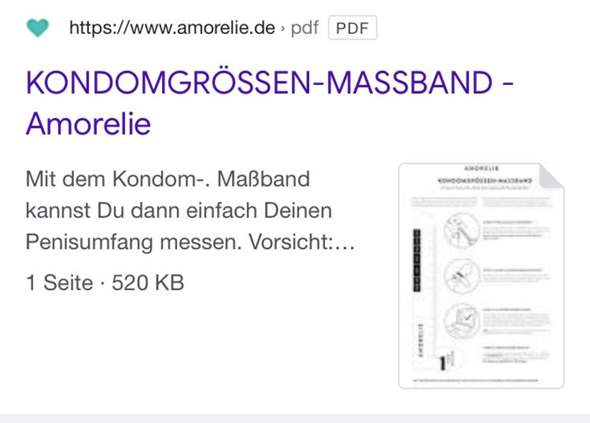 Kondomgröße messen/umrechnen? (Sex, Penis)
