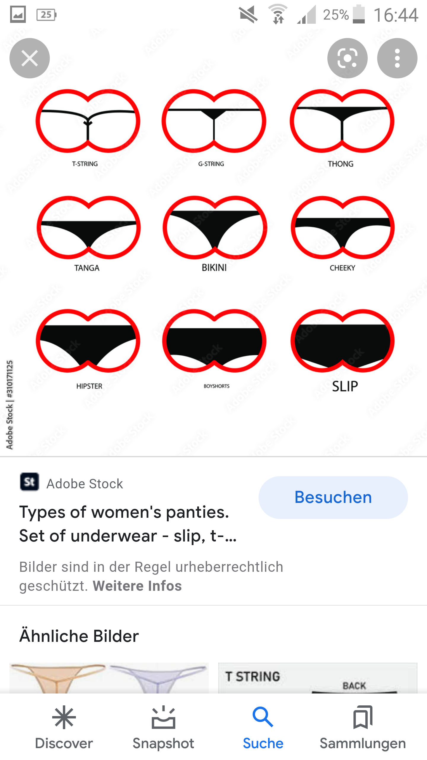 Tanga oder String oder was? (Unterwäsche, Dessous)