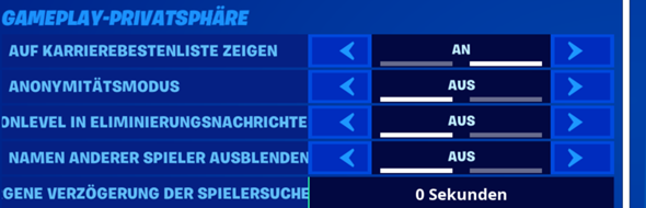 Wie stellt man seinen Namen in Fortnite Anonym? (Spiele und Gaming)