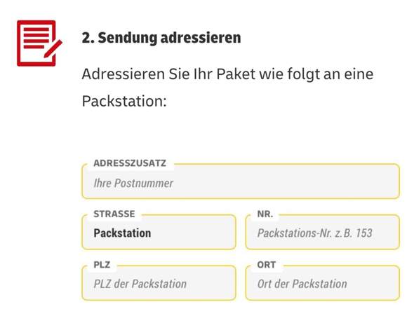 Packstation Adresse richtig? (Deutschland, Post, Paket)