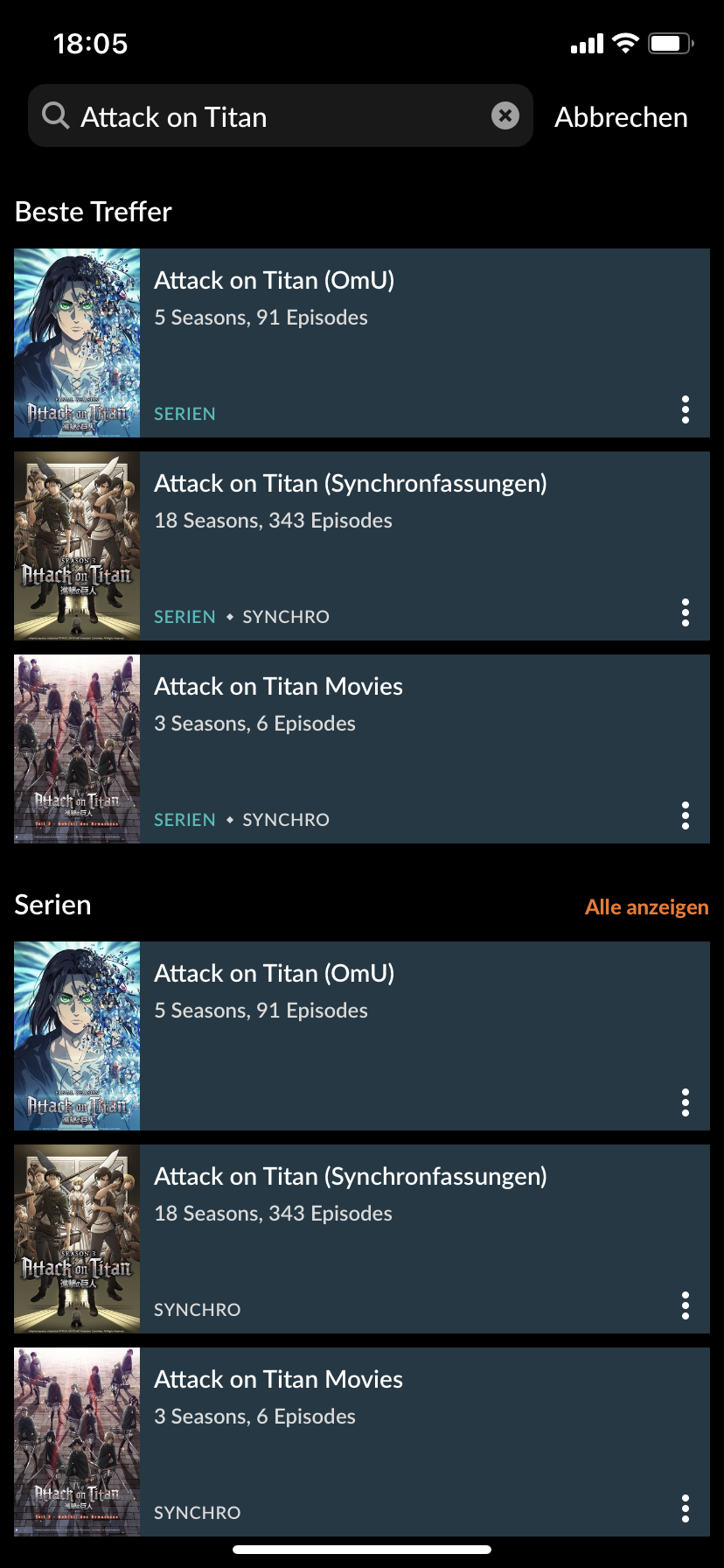 Crunchy Roll deutsch? (Anime, Attack on Titan)