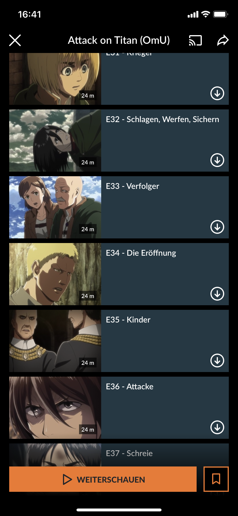 Attack on Titan Staffel 2 folge 9 Crunchyroll? (Filme und Serien)