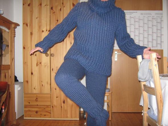 Leggins aus Alafoss-Lopi - (stricken, Wolle, Strumpfhose)