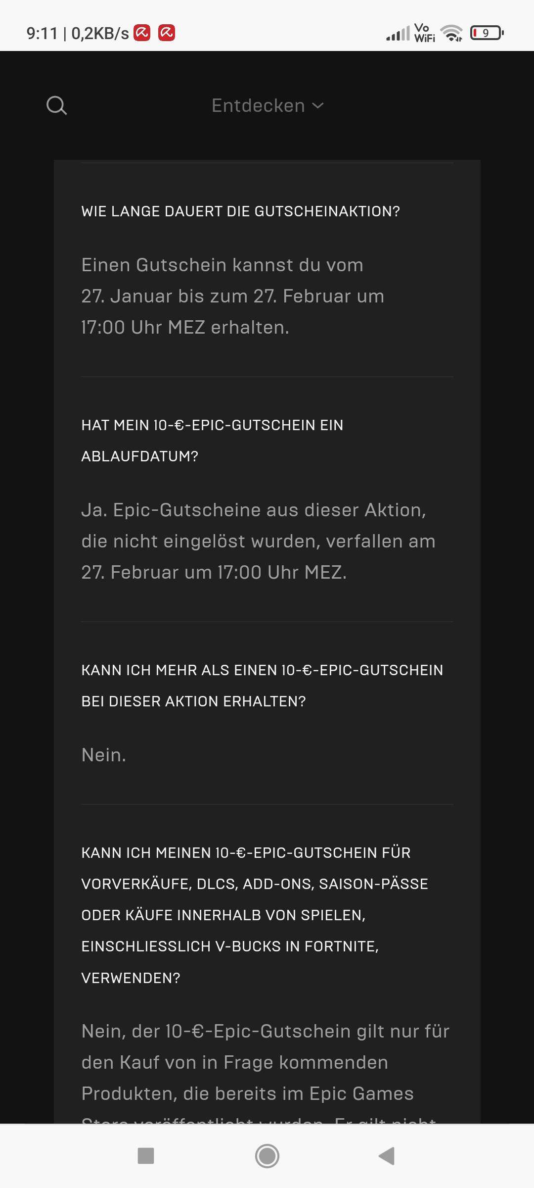 Epic Games Gutschein 10€? Technik, PC)