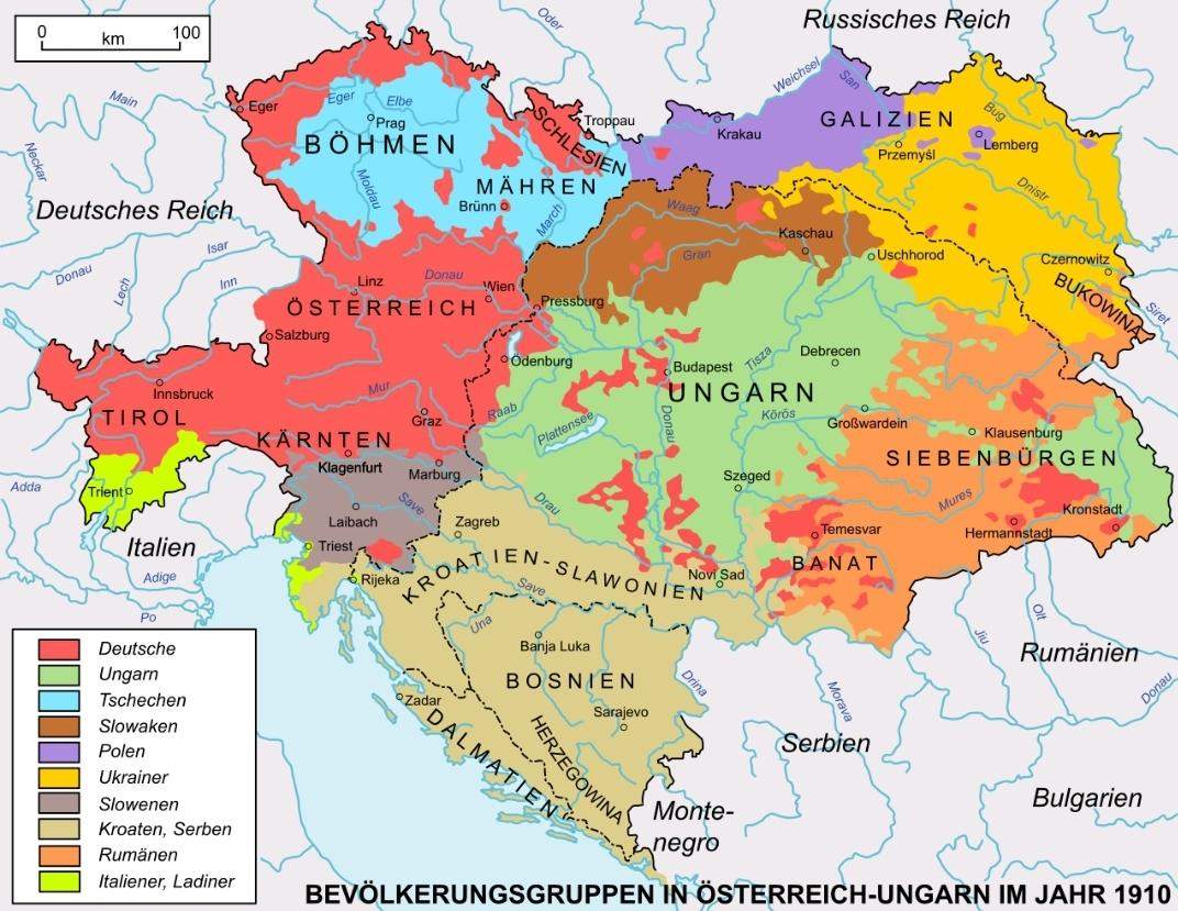 Nationalitäten im Habsburgerreich? (Menschen, Geschichte, Österreich)