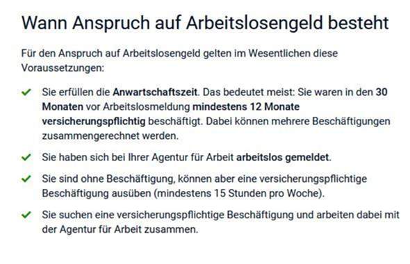 Bis wann bin ich bei ALG I über die Agentur für Arbeit versichert ...