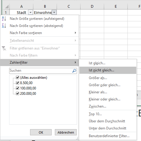 - (Computer, Formel, Microsoft Excel)