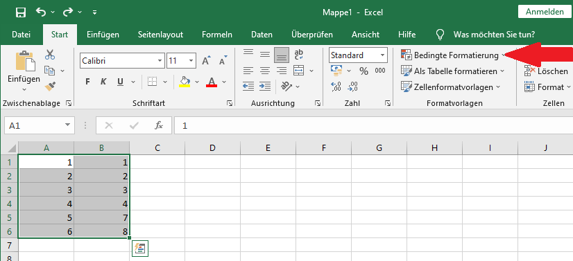 Wie Kann Ich In Excel Am Besten Zwei Spalten Miteinander Vergleichen ...