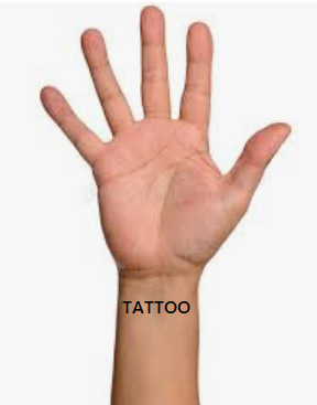  - (Tattoo, Handgelenk)