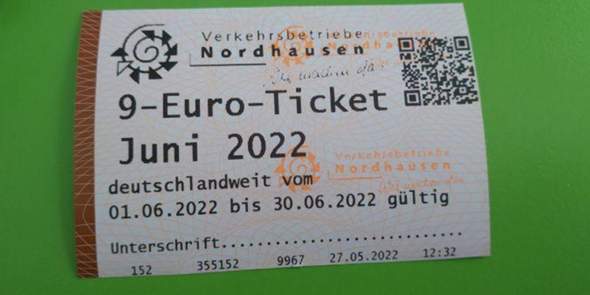  - (Ticket, 9-Euro-Ticket)