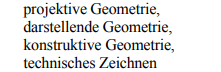 - (Mathematik, Physik, Kunst)