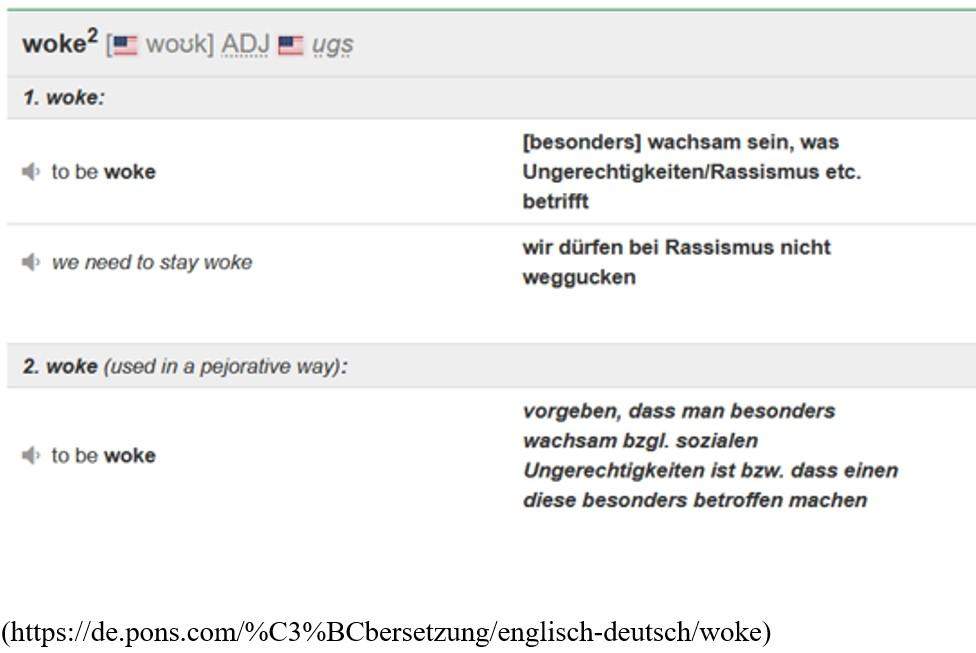 Schmerz Verlangt Gespürt Zu Werden Englische übersetzung Was bedeutet 'woke'? (Schule, Psychologie, Politik)