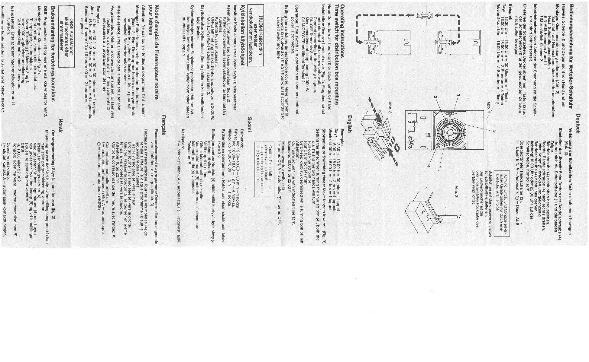 Wie stelle ich diese analoge Zeitschaltuhr ein? (Technik, Elektrik)