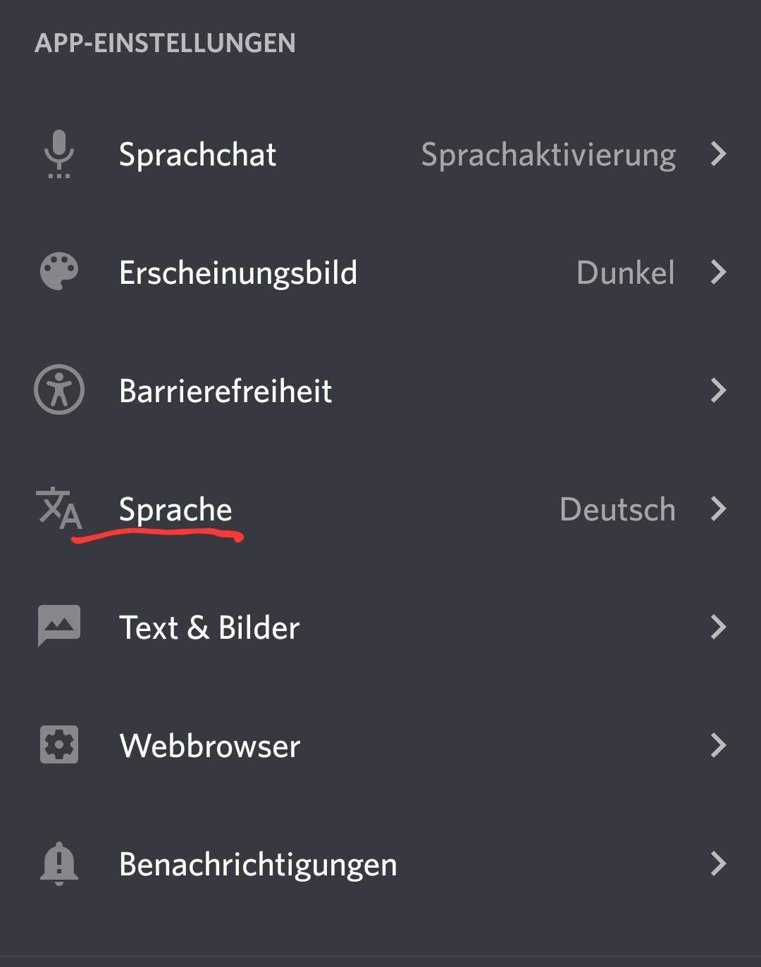Wieso ist Discord plötzlich auf Englisch?