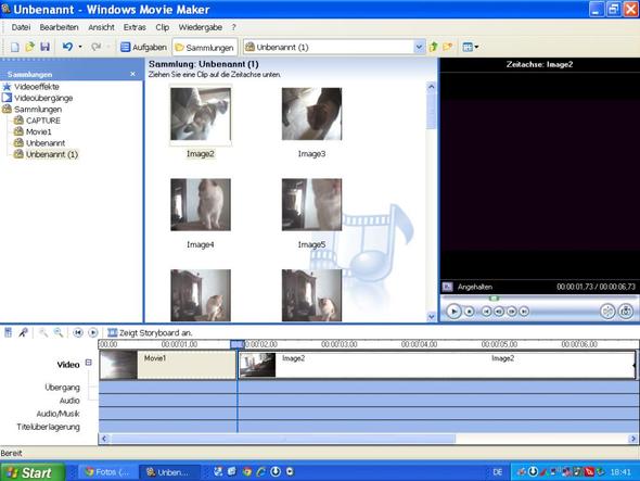 Fotos (jepg) und Film (wmv) zusammen brennen mit Nero ...