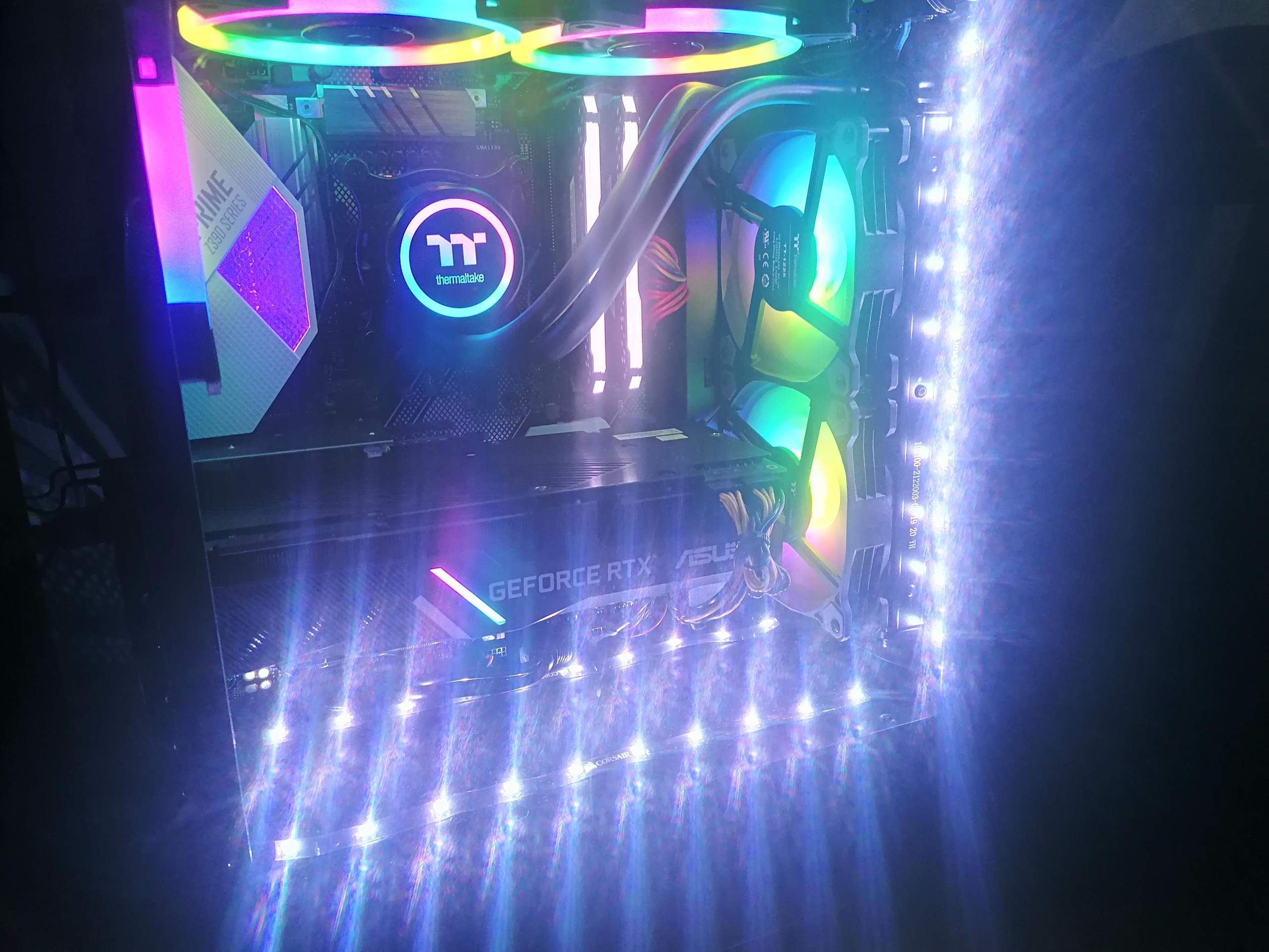 Sind bei Dubaro Gehäuse Lüfter dabei? (Gaming PC, RGB, Wasserkühlung)