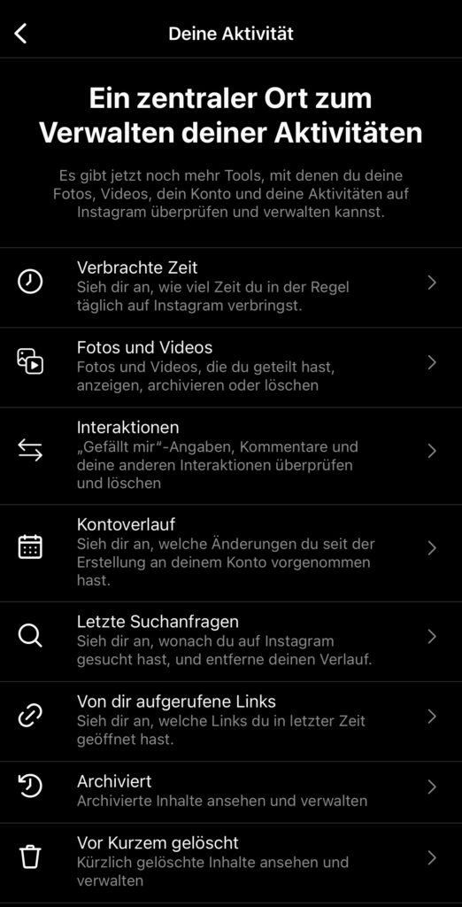 Instagram verlauf sehen