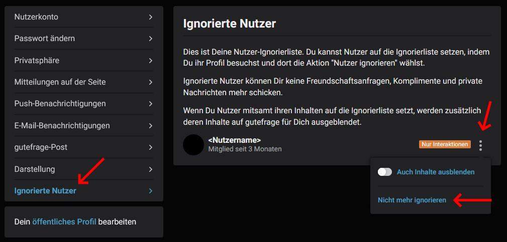 Wie kann ich das rückgängig machen? (gutefrage.net, gutefrage.net-App)