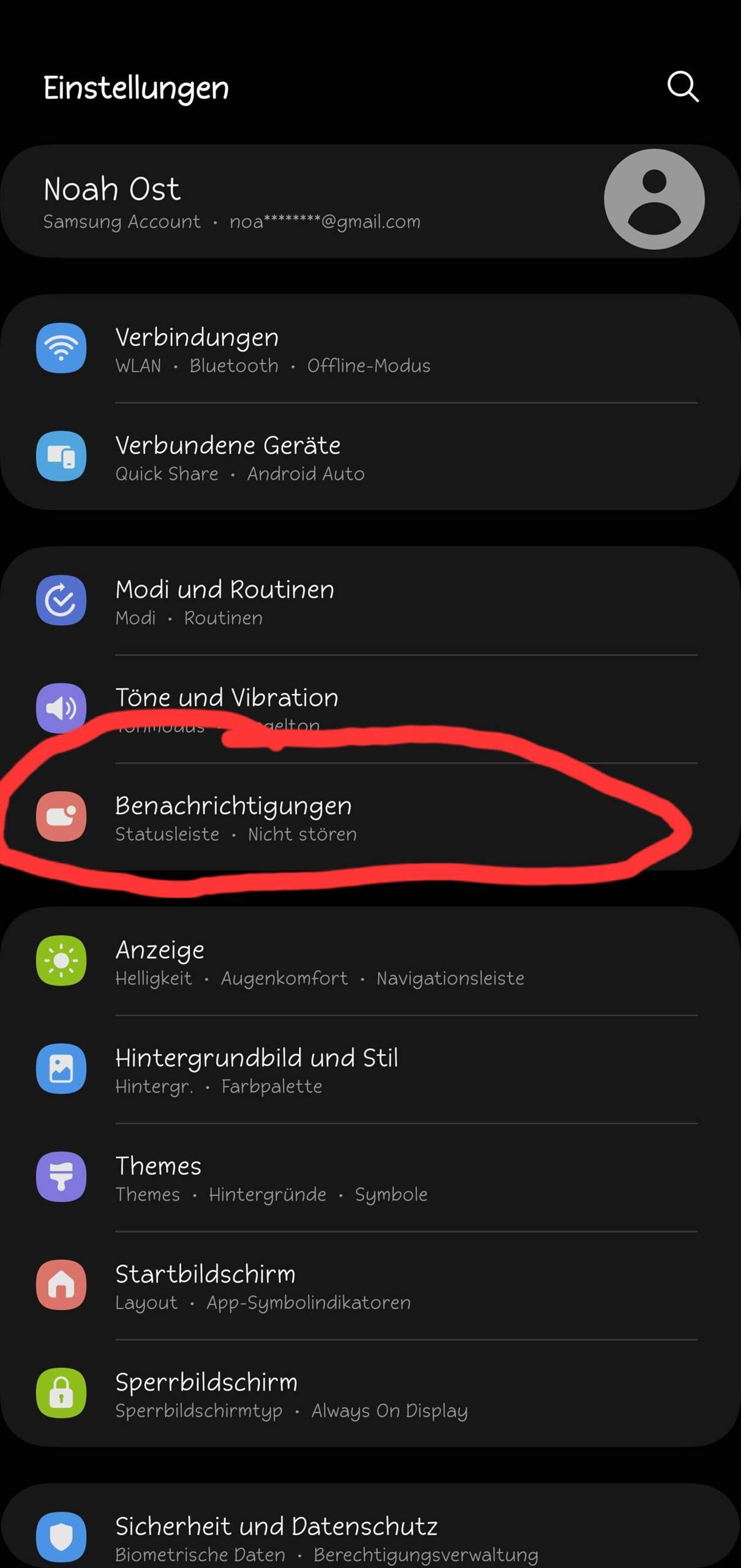 Wie Benachrichtigungen auf bildschirm bei Samsung Galaxy S22 deaktivieren? (Android, Einstellungen)