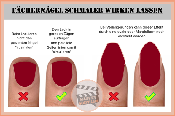 Wie kann man Nägel schmaler feilen? (Fingernägel)
