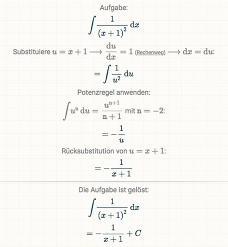 Stammfunktion Bilden Formel _ Stammfunktionen und Integrationsregeln ...