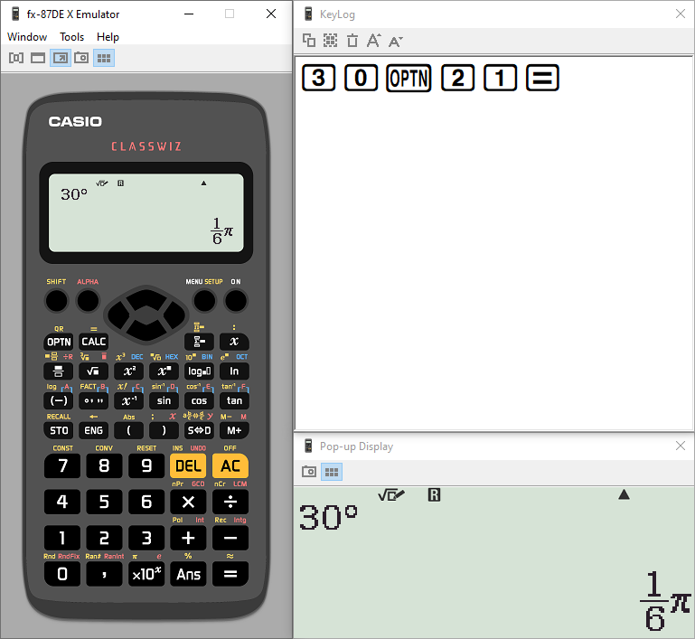 Gradmaß in Bogenmaß umwandeln? (Schule, Mathematik)