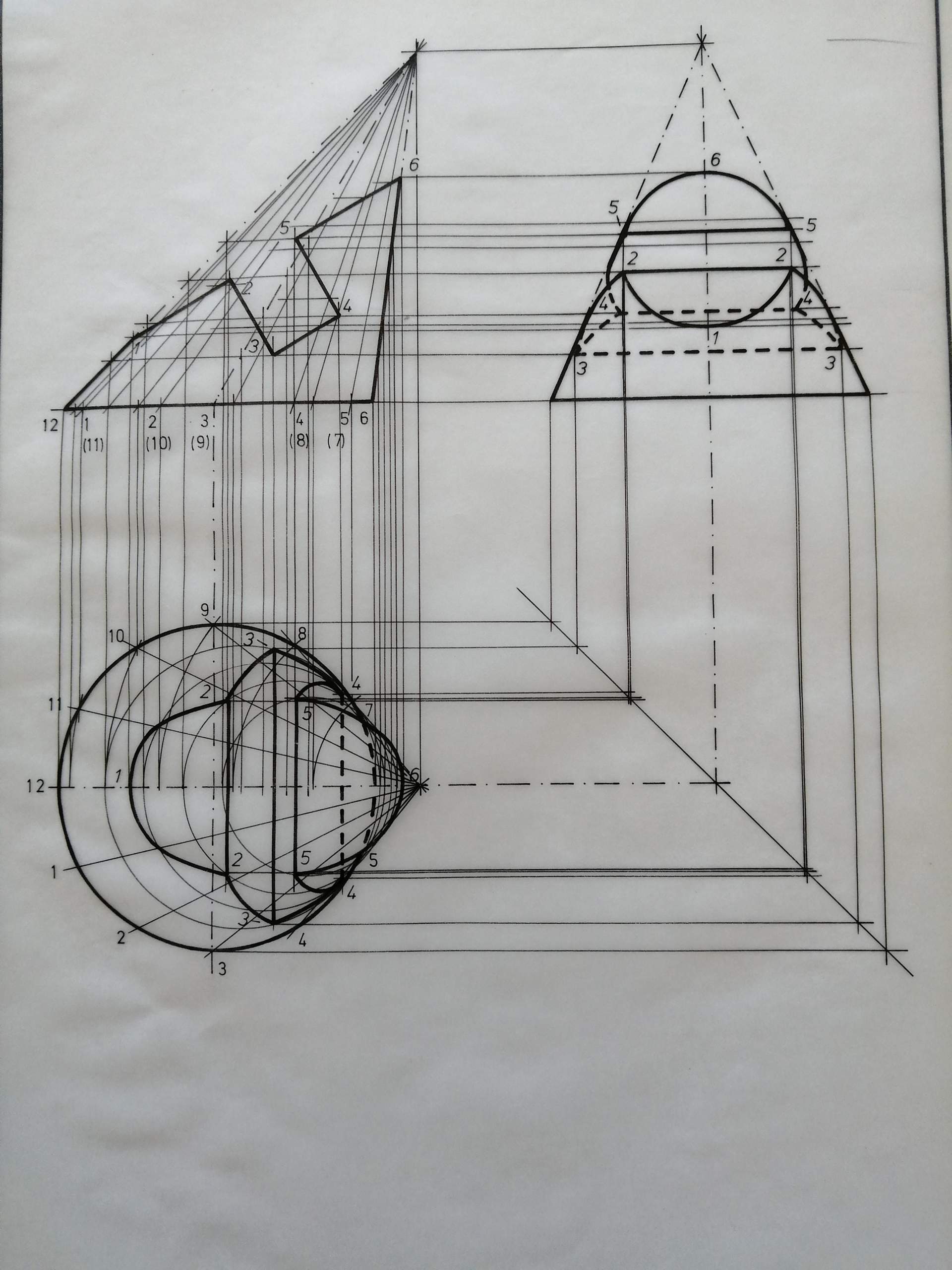 Wie baue ich einen schiefen Kegel(mathe)? (Mantelfläche, darstellende