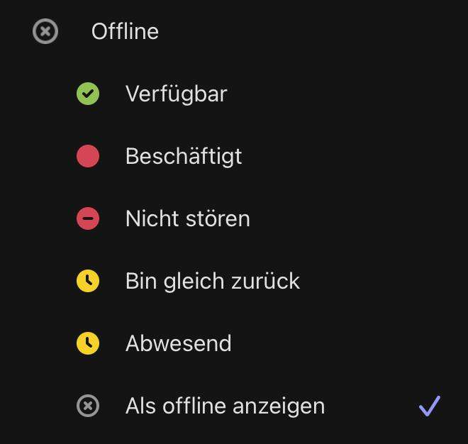 Wie über outlool oder teams aufm handy Abwesenheit einstellen? (EMail, Microsoft Teams)