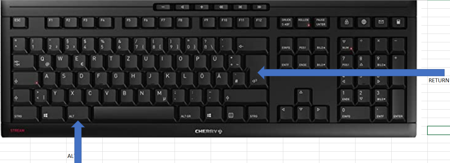 excel Absatz in Zeile einfügen? (Microsoft, iPad, Microsoft Excel)