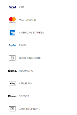 Warum kann ich bei Zara nicht mehr mit Klarna bezahlen? Warum kann ich bei Zara nicht mehr mit Klarna bezahlen?