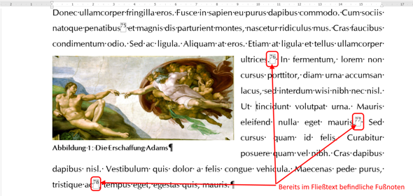 Cfcf Fußnote Word: Fußnote für Bildbeschriftung? (Microsoft Word)
