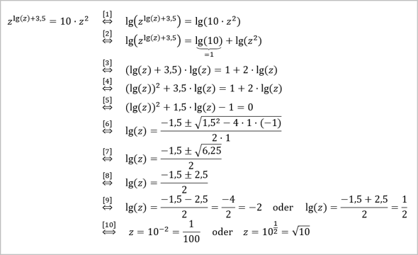 Log Formel Wie berechne ich die Lösung des folgenden Logarithmus? (Mathematik ...