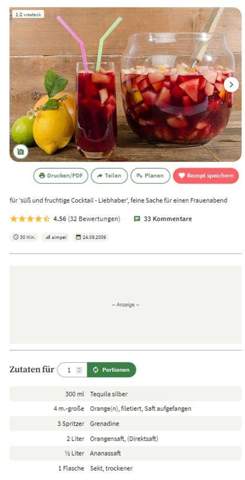 - (Sommer, Rezept, Getränke)