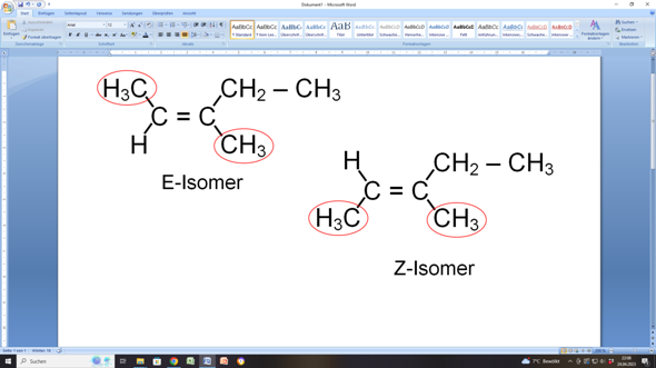 E/Z- Isomere? (Chemie, Moleküle, organische Chemie)