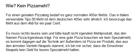  - (Pizza, Mehl, handelshof)