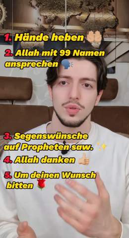 - (Islam, Muslime, Dua)