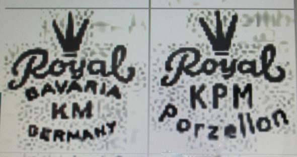 Kennt jemand diese Porzellanmarke? (Alter, Porzellan, Vase)
