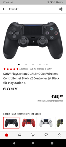 Wireless Controller für Original Sony PS4 DUALSHOCK 4 Playstation 4 viele  Farben