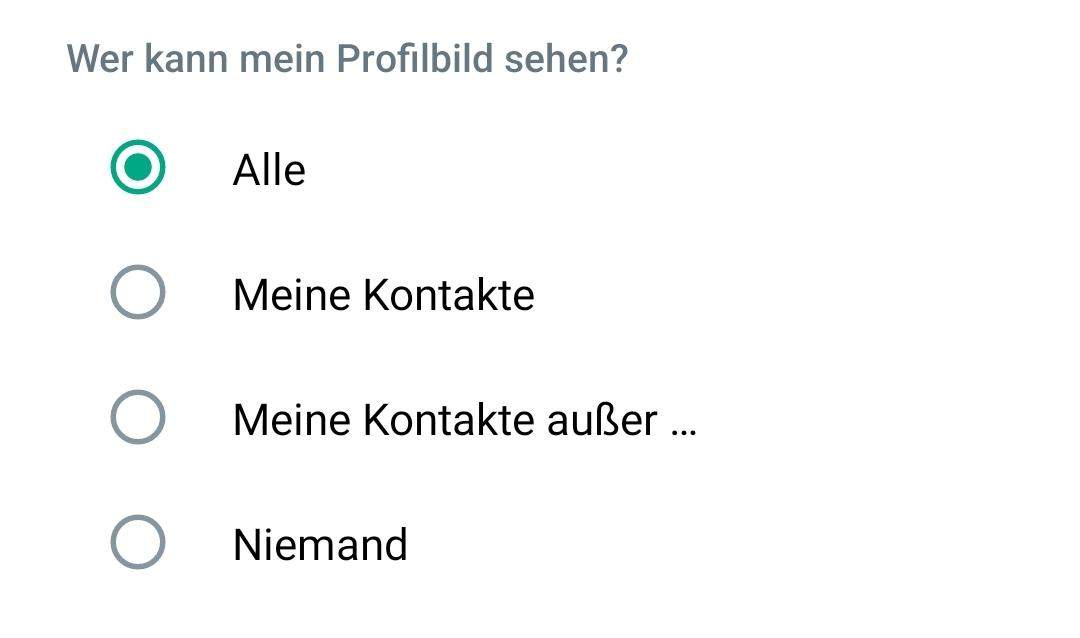WhatsApp Profilbild sehen? (Kontakt)