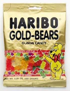 Spruch auf Haribotüte (Länder, haribo)