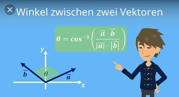 Winkel Zwischen Zwei Geraden Vektoren
