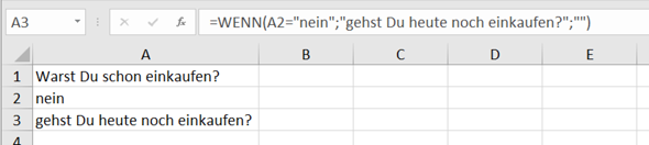 - (Microsoft Excel, wenn-dann-funktion)