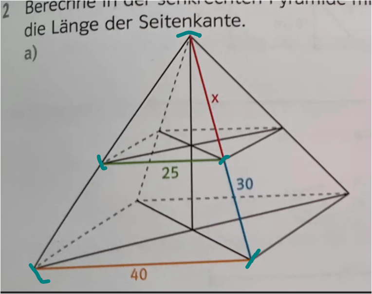 Mathe Strahlensätze bei Körpern? (Mathematik, Körper, rechnen)