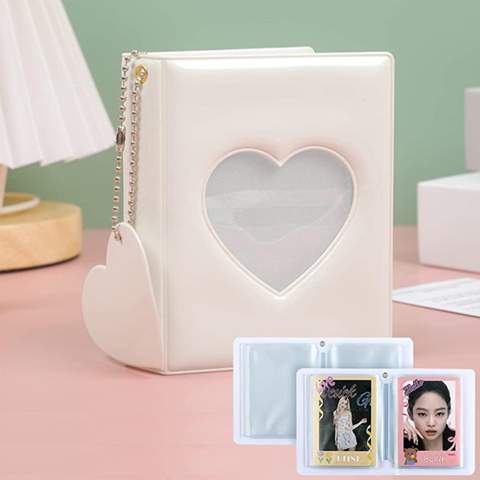 OusSee Kpop Mini-fotoalbum, insteekalbum, 36 vakken, Kpop fotokaartenbinder, album, liefdeshart OusSee Kpop Mini-fotoalbum, insteekalbum, 36 vakken, Kpop fotokaartenbinder, album, liefdeshart