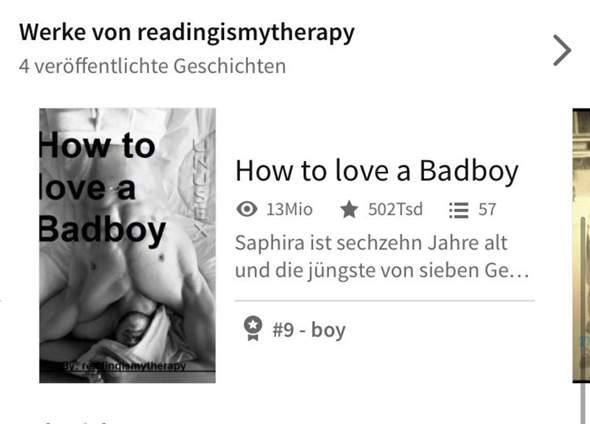  - (Liebe, bad boy)