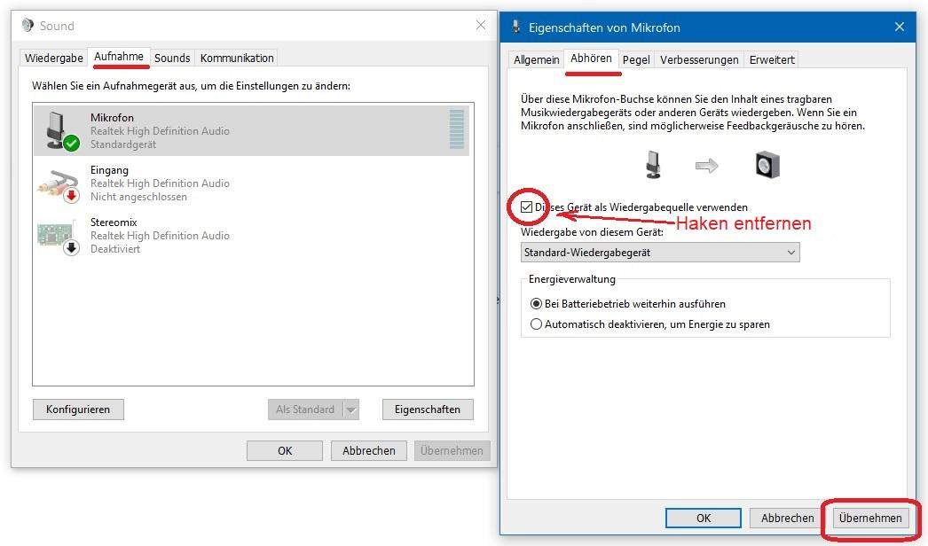 Höre Mich Selber Im Headset Windows 10 www.gutefrage.net