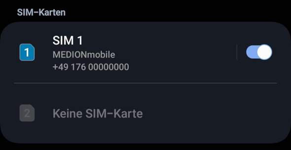  - (Samsung, SIM-Karte)